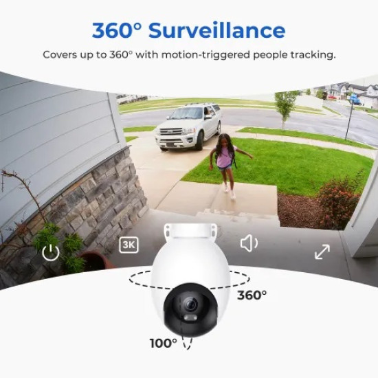 IMILAB EC6 3K Pan & Tilt WiFi Camera