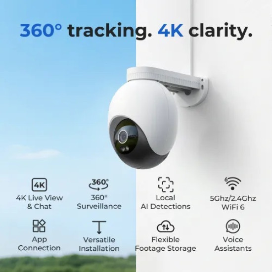 IMILAB EC6 Pro 4K Pan & Tilt WiFi Camera