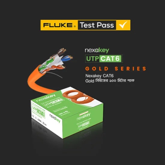 Nexakey NX-GLD56C6 Cat6 100M UTP Network Cable